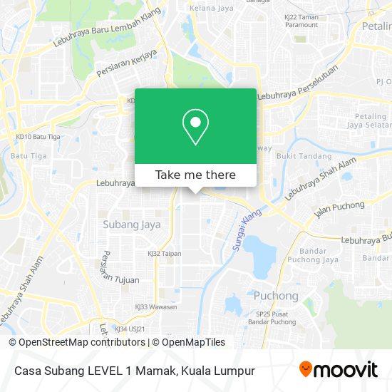 Peta Casa Subang LEVEL 1 Mamak