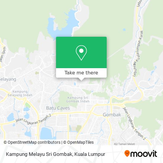 Kampung Melayu Sri Gombak map