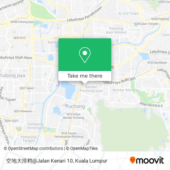 空地大排档@Jalan Kenari 10 map