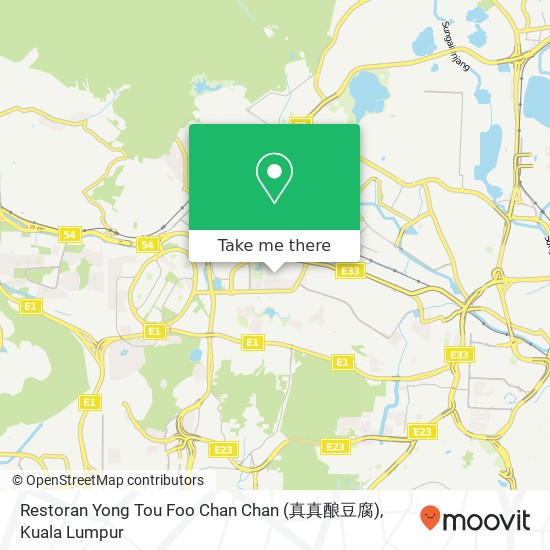Restoran Yong Tou Foo Chan Chan (真真酿豆腐) map