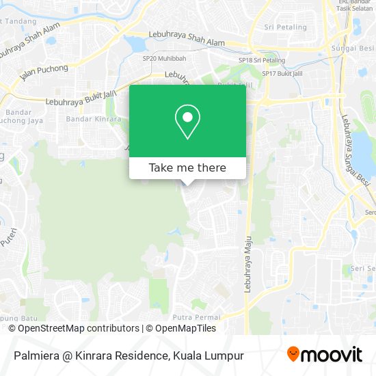 Palmiera @ Kinrara Residence map