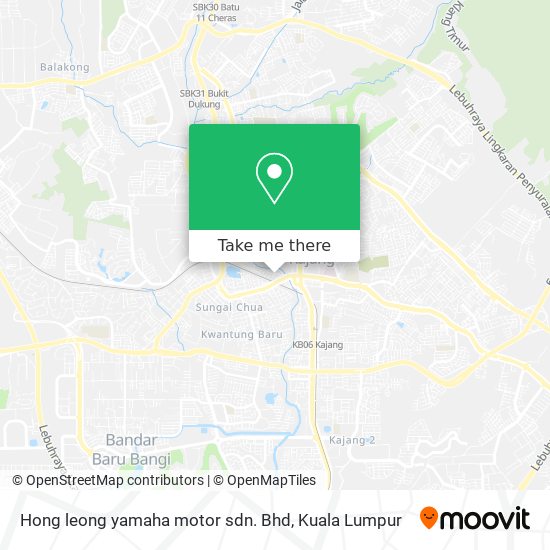 Peta Hong leong yamaha motor sdn. Bhd