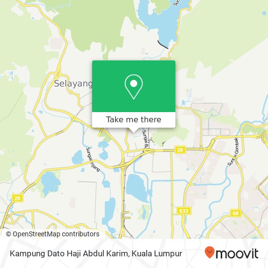Kampung Dato Haji Abdul Karim map