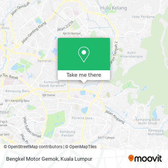 Bengkel Motor Gemok map