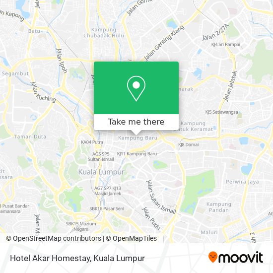 Hotel Akar Homestay map