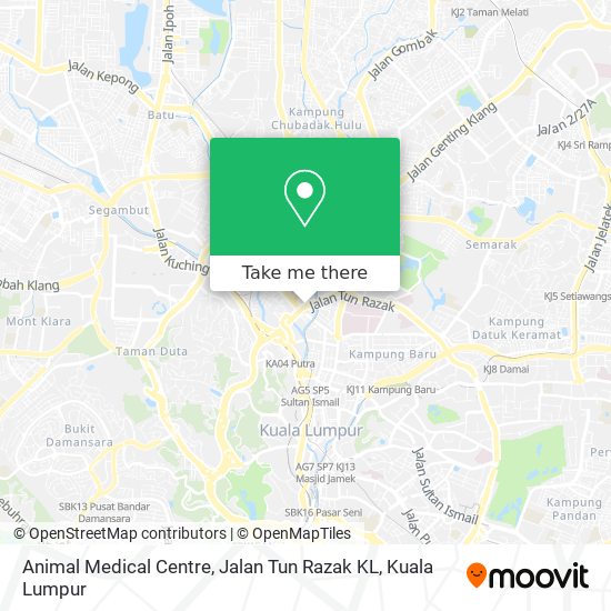 Peta Animal Medical Centre, Jalan Tun Razak KL