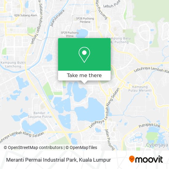 Meranti Permai Industrial Park map
