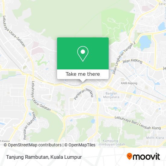 Peta Tanjung Rambutan