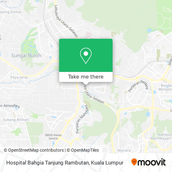 Peta Hospital Bahgia Tanjung Rambutan