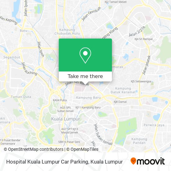 Peta Hospital Kuala Lumpur Car Parking