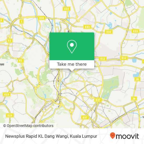 Newsplus Rapid KL Dang Wangi map