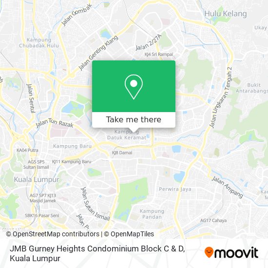 JMB Gurney Heights Condominium Block C & D map