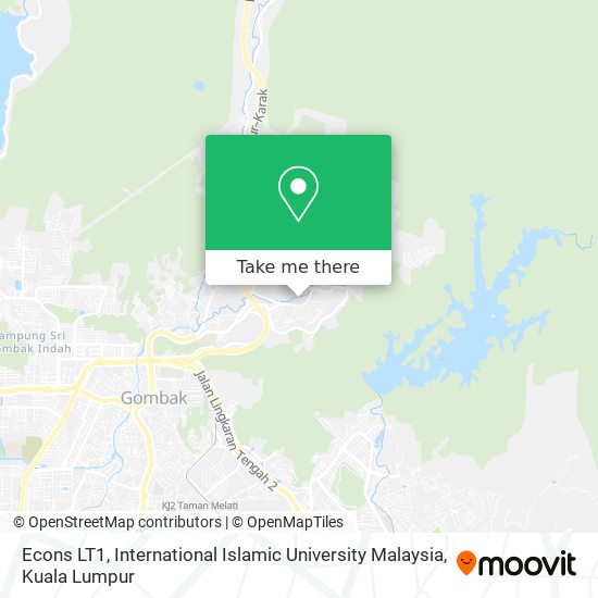 Econs LT1, International Islamic University Malaysia map