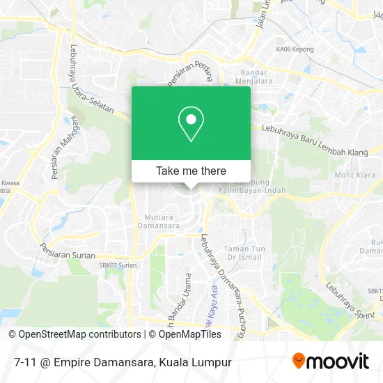 7-11 @ Empire Damansara map