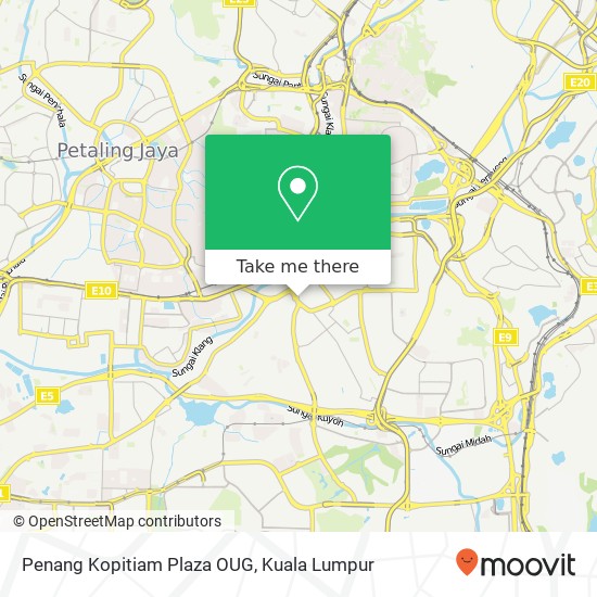 Penang Kopitiam Plaza OUG map