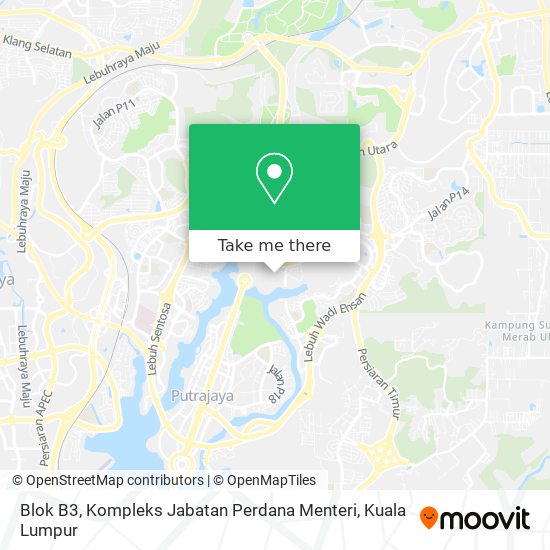 Blok B3, Kompleks Jabatan Perdana Menteri map