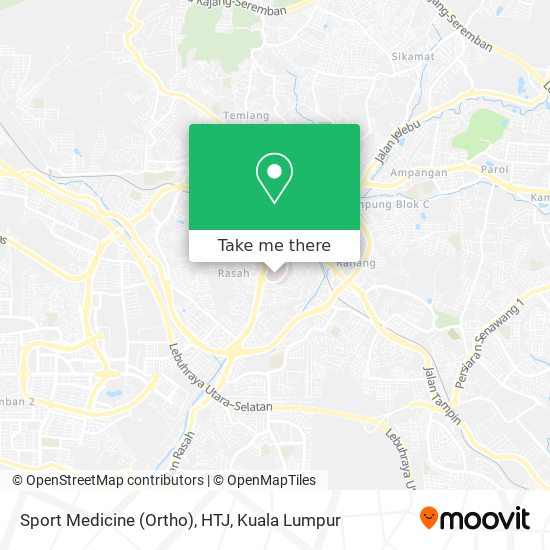 Sport Medicine (Ortho), HTJ map
