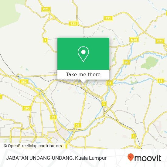 JABATAN UNDANG-UNDANG map