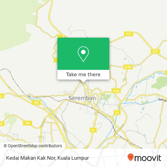 Kedai Makan Kak Nor map