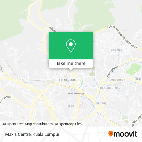 Maxis Centre map