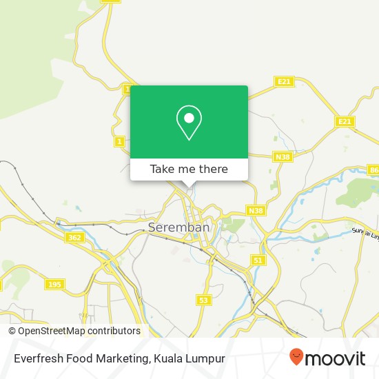 Everfresh Food Marketing map
