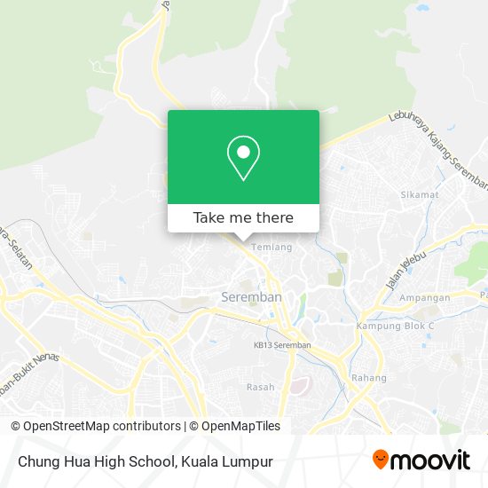 Chung Hua High School map