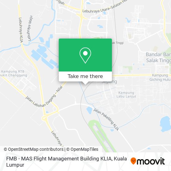 FMB - MAS Flight Management Building KLIA map