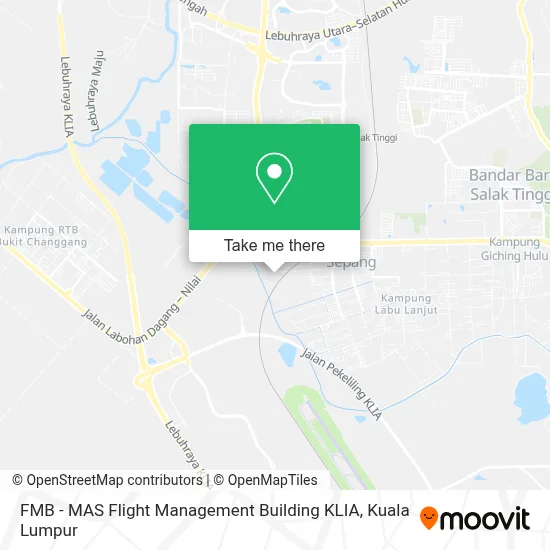 FMB - MAS Flight Management Building KLIA map