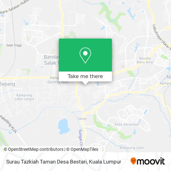 Surau Tazkiah Taman Desa Bestari map