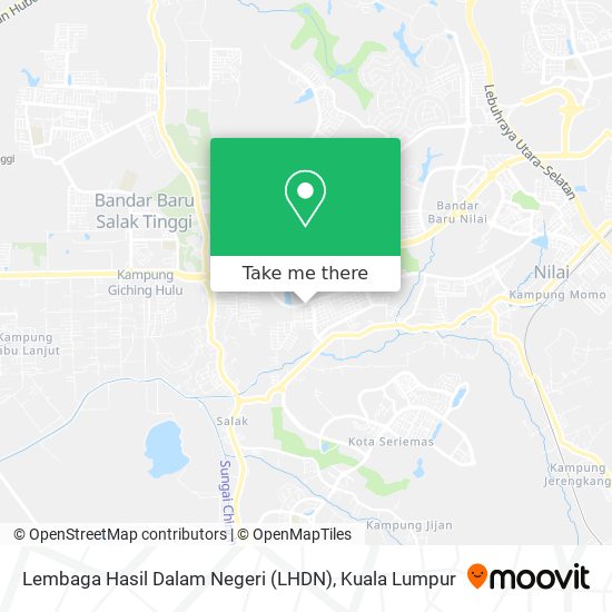 Lembaga Hasil Dalam Negeri (LHDN) map