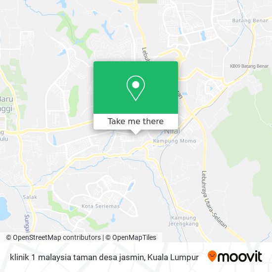 Peta klinik 1 malaysia taman desa jasmin