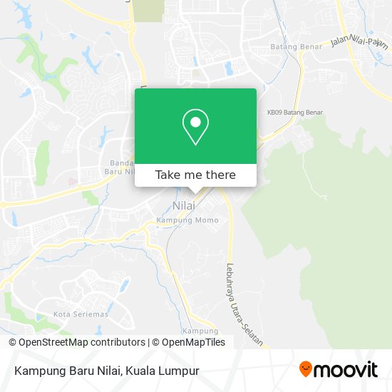 Kampung Baru Nilai map