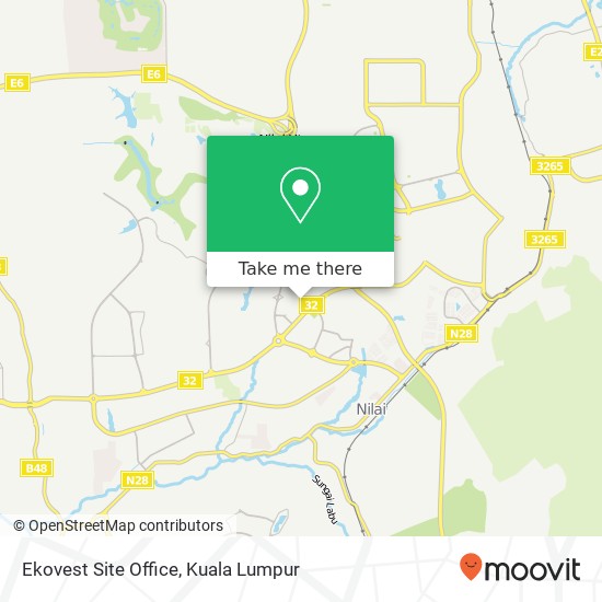 Ekovest Site Office map