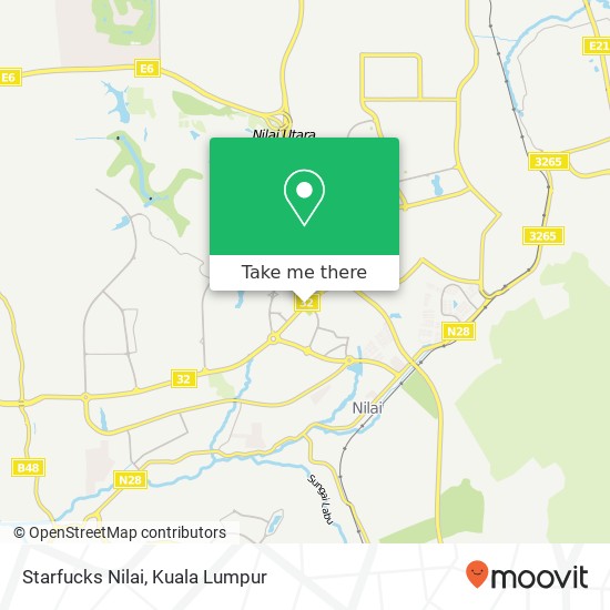 Starfucks Nilai map