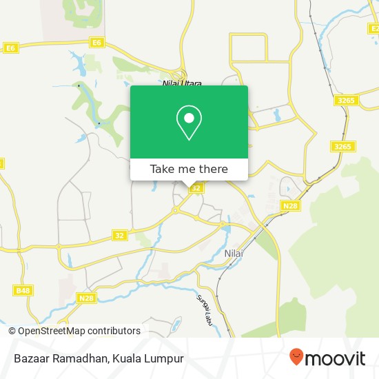 Bazaar Ramadhan map