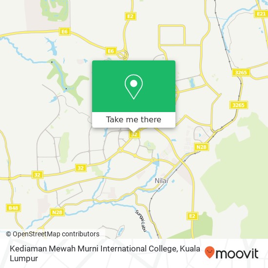 Kediaman Mewah Murni International College map