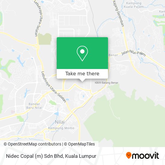 Peta Nidec Copal (m) Sdn Bhd