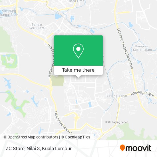 ZC Store, Nilai 3 map