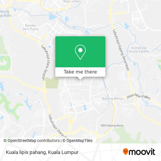 Kuala lipis pahang map