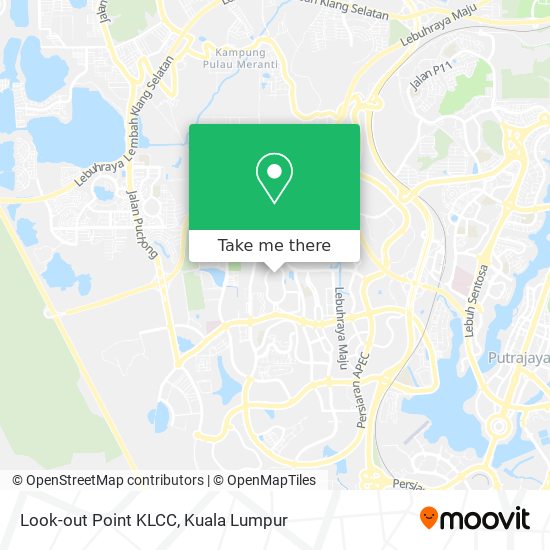 Look-out Point KLCC map