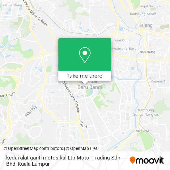kedai alat ganti motosikal Ltp Motor Trading Sdn Bhd map