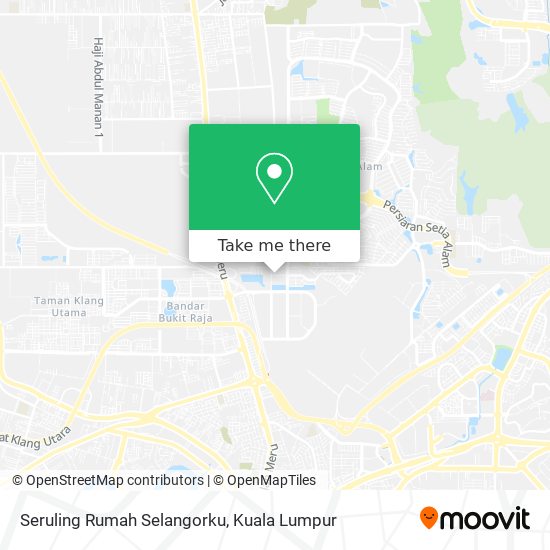 Seruling Rumah Selangorku map