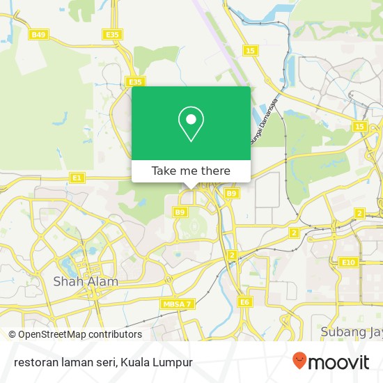 restoran laman seri map