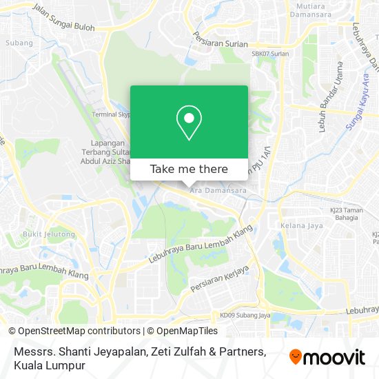 Messrs. Shanti Jeyapalan, Zeti Zulfah & Partners map