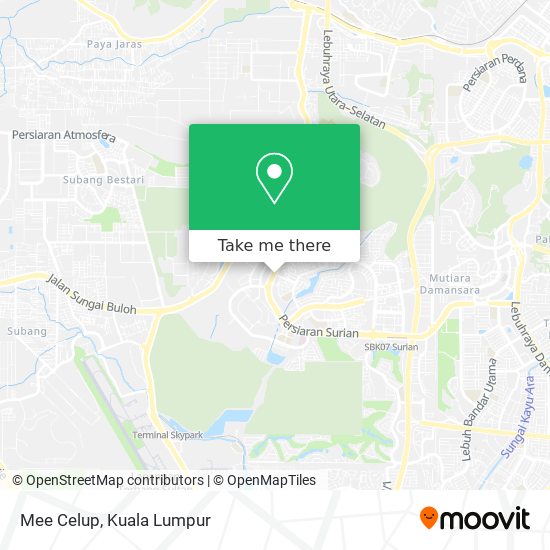Mee Celup map