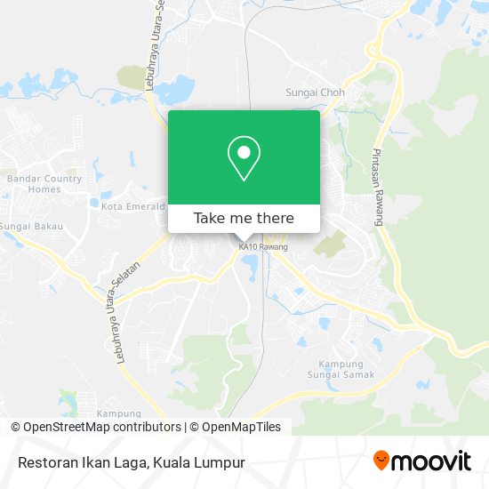 Restoran Ikan Laga map