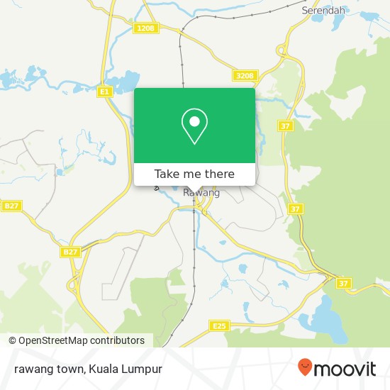 rawang town map