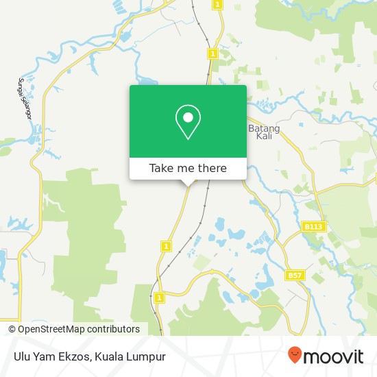 Ulu Yam Ekzos map