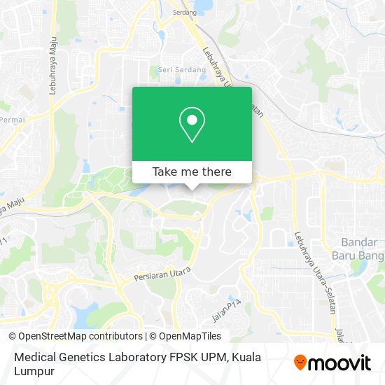 Medical Genetics Laboratory FPSK UPM map