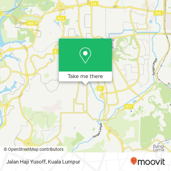 Jalan Haji Yusoff map